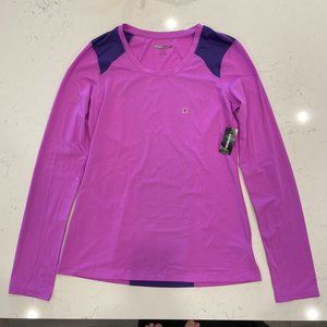 Express “EXP Core” Long Sleeve Workout Top Purple Women’s Medium